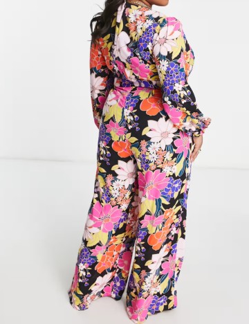 Salopetă lungă Glamorous, mix culori