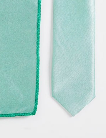 Set Cravată Și  Batistă BOLONGARO TREVOR, verde