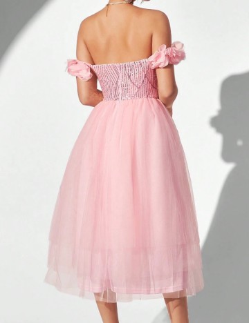 Rochie de ocazie Shein, roz