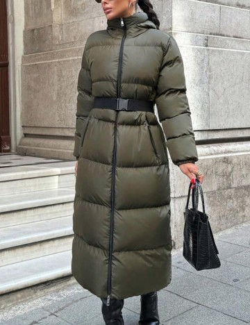 Geacă lungă Shein, kaki