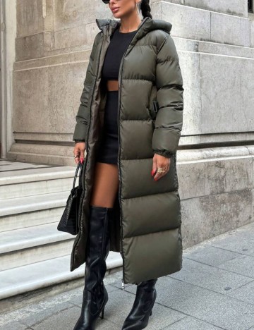 Geacă lungă Shein, kaki