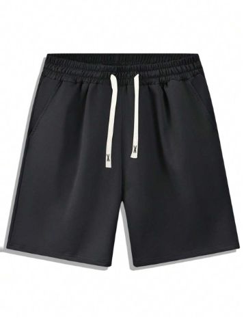 Pantaloni scurți Shein, negru