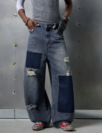 Jeans Shein, albastru