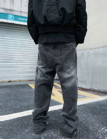 Jeans Shein MANFINITY, gri