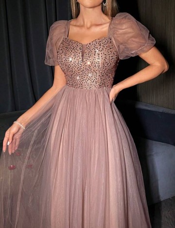 Rochie maxi Shein, roz