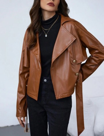 Jachetă Shein, maro