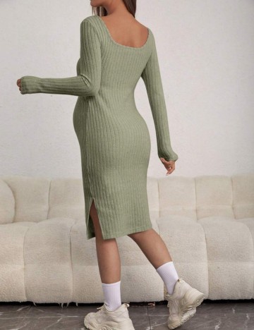 Rochie midi Shein, verde