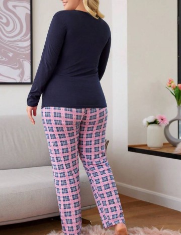 Compleu pijamale Shein Curve+, mix culori