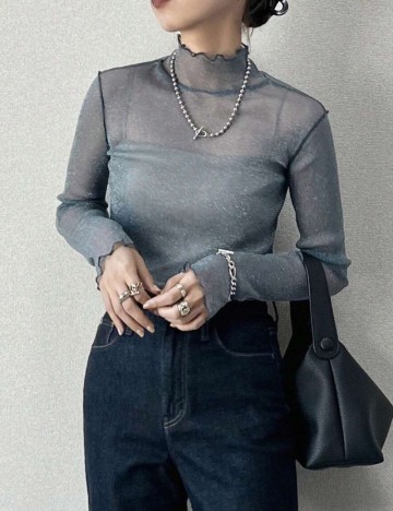 Bluză Shein, albastru