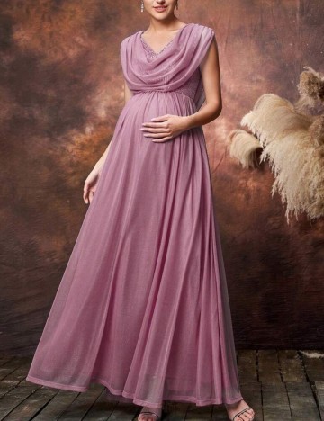 Rochie maxi Shein, roz