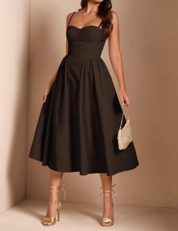 Rochie midi Shein, maro