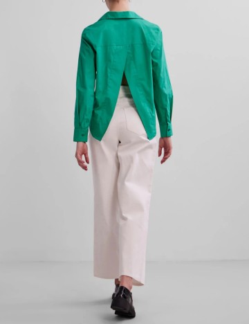 Cămașă Pieces, verde