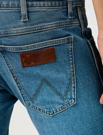 Jeans Wrangler, albastru