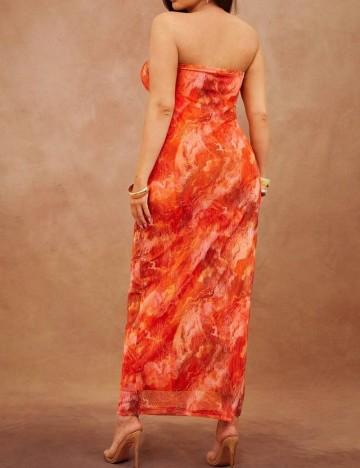 Rochie midi Shein, mix culori