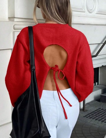 Pulover Shein Forever 21, roșu