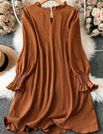 Rochie mini Shein Curve+, maro