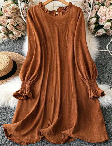 Rochie mini Shein Curve+, maro