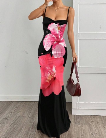 Rochie maxi Shein, negru