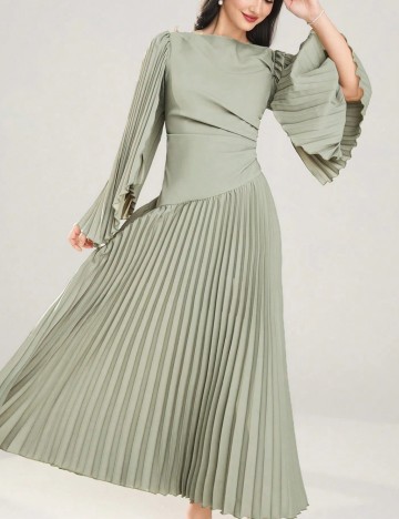 Rochie midi Shein, verde