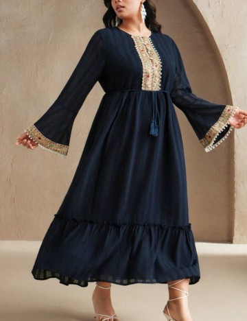 Rochie maxi Shein, albastru