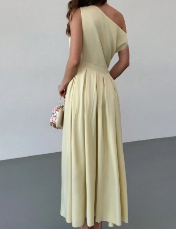 Rochie midi Shein, galben