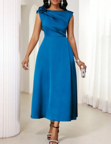 Rochie midi Shein, albastru