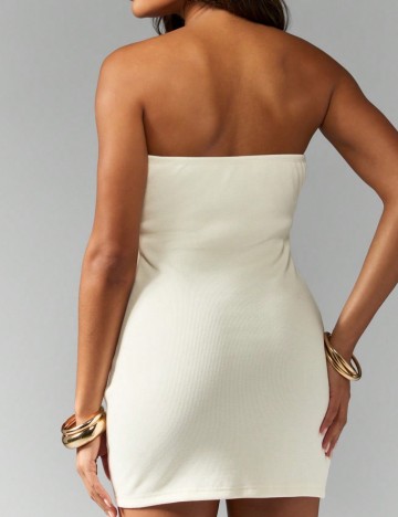 Rochie midi Shein, crem