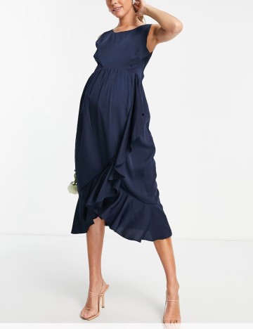 Rochie midi Maya Deluxe, bleumarin