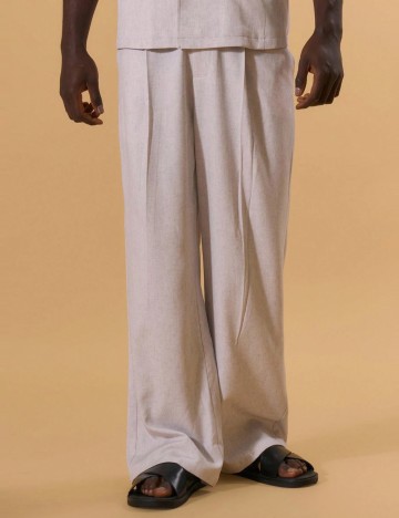 Pantaloni Shein MUSERO, gri