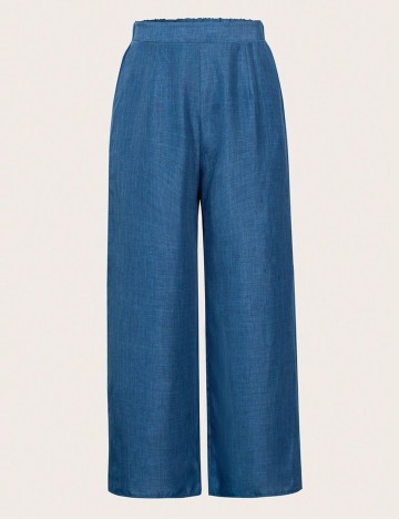 Pantaloni Shein Curve+, albastru