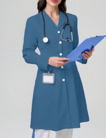 Cămașă lungă Shein, albastru