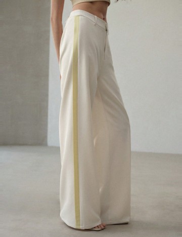 Pantaloni Shein, crem