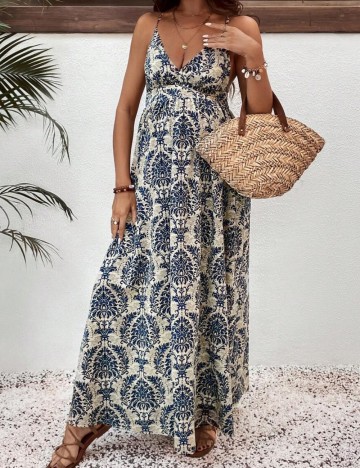 Rochie maxi Shein, mix culori