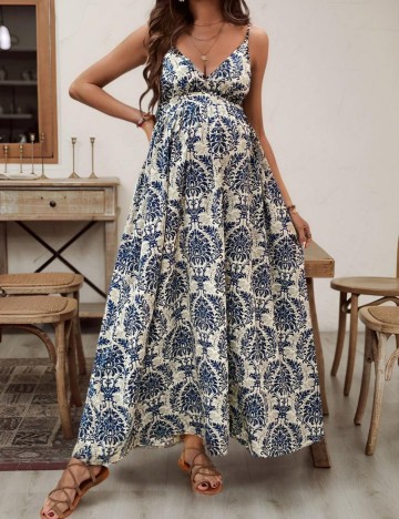 Rochie maxi Shein, mix culori