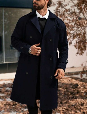 Trench Shein, albastru