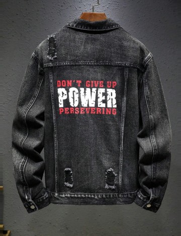 Jachetă De Blugi Shein, negru