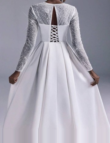 Rochie de ocazie Shein, alb