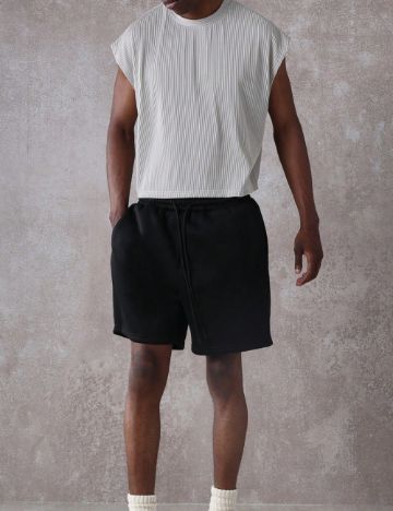 Pantaloni scurți Shein SUMWON, negru