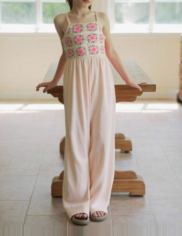 Salopetă Shein, bej