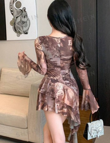 Rochie mini Shein DAZY, mix culori