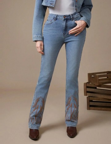 Jeans Shein, albastru