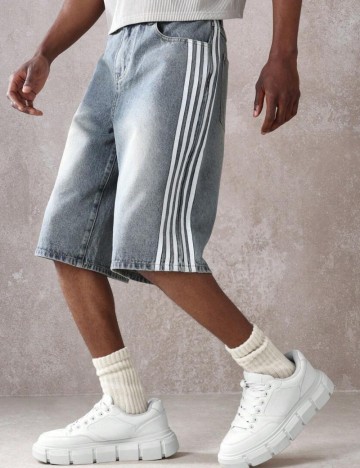 Pantaloni scurți Shein, albastru