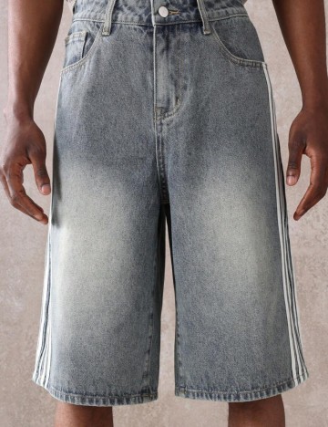 Pantaloni scurți Shein, albastru