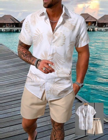 Compleu Shein MANFINITY, alb