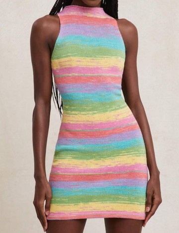 Rochie mini Shein, mix culori