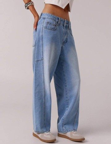 Jeans Shein, albastru