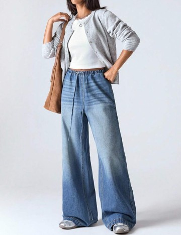 Jeans Shein, albastru