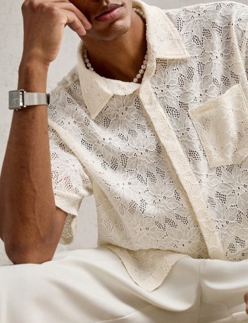 Cămașă Shein, crem