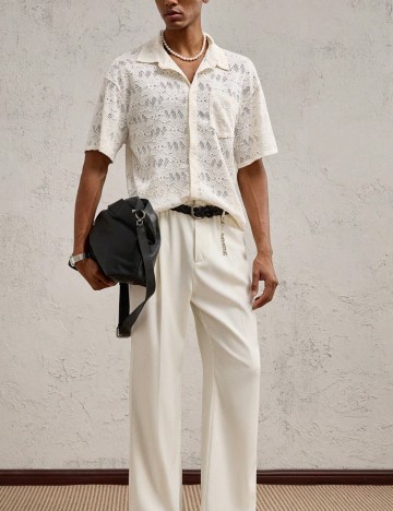 Cămașă Shein, crem