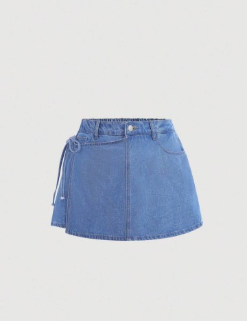 Fustă Pantalon Shein, albastru